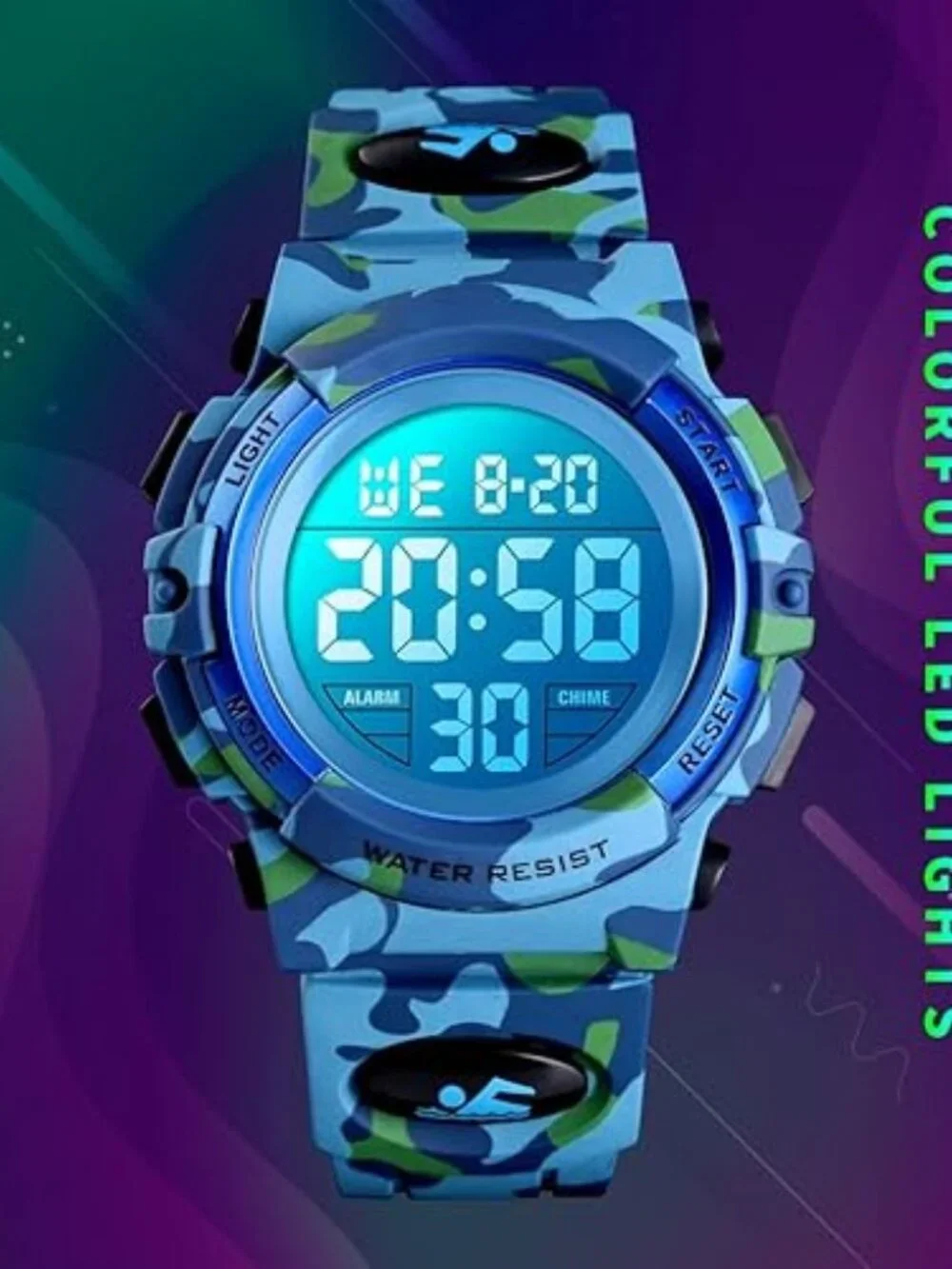 NEW Kids Digital Watch Waterproof